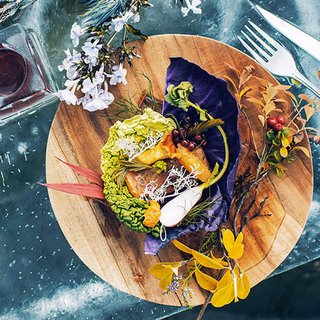 Det dukade bordet på icehotel designat av Anna Öhlund