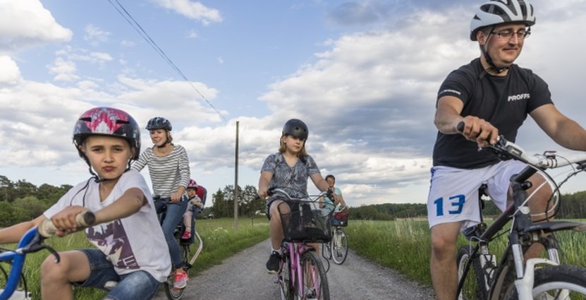 Förutom ökade intäkter och sysselsättning menar Tillväxtverket att en satsning på cykelturism kan leda till förbättrad folkhälsa och en mer hållbar inhemsk turism. Foto: Ulf Huett
