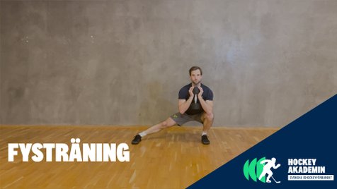 Fysövning: Laterala knäböj