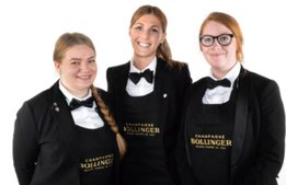 Sommelierer snurrar glasen för prestigetitel