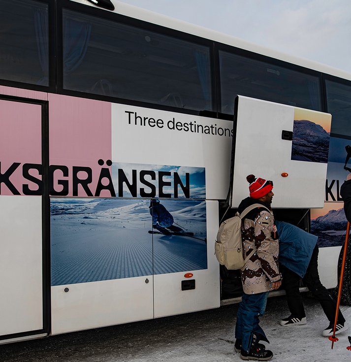 skidbusstransfer Arctic Skibus