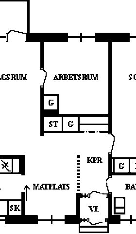 PlanlösningAxtorpsvägen 38 B