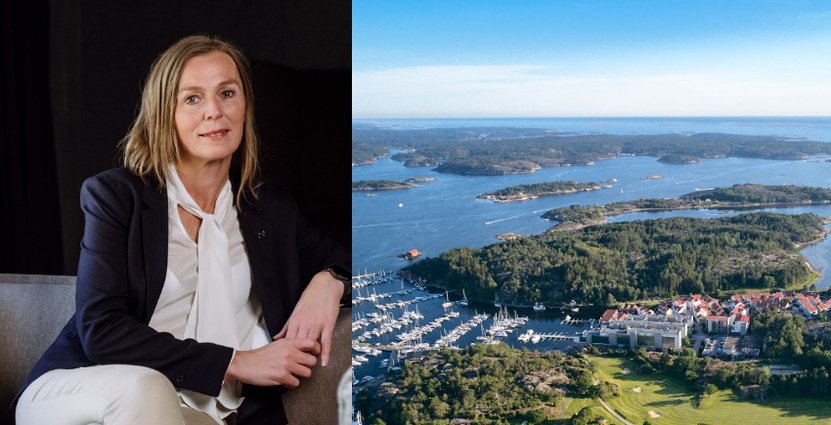 Linda Einarsrud, hotelldirektör på Strömstad Spa & Resort.  Porträttfoto: Mio Sallanto