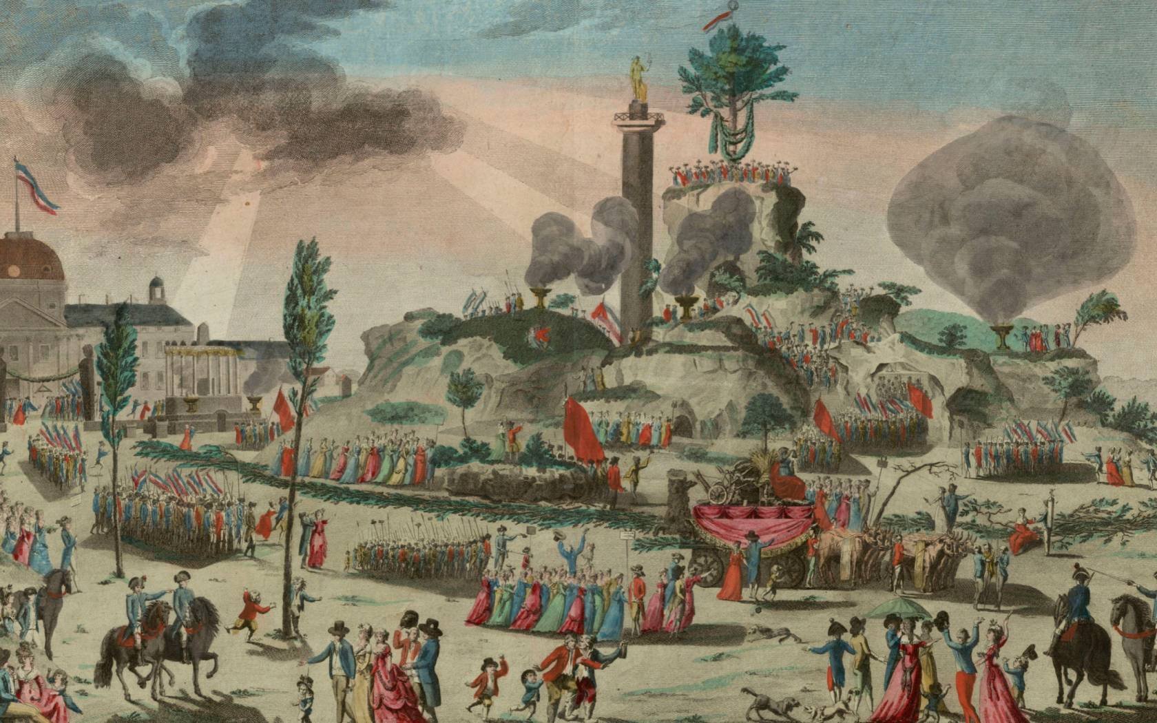The Festival of the Supreme Being at the Field of Mars, 8 June 1794, 1794.