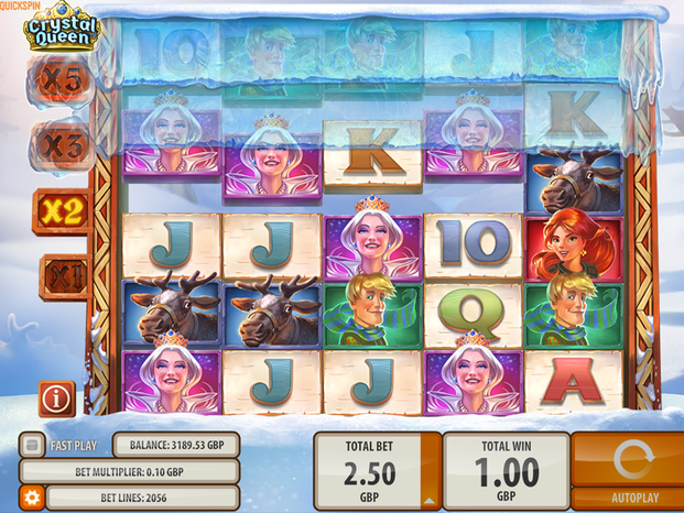 Crystal queen slot game