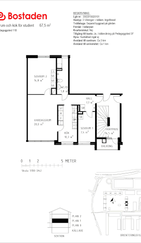 PlanlösningPedagoggränd 11 B