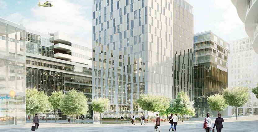 Hisnande satsning. Elites nya hotell är hela 16 våningar högt. 