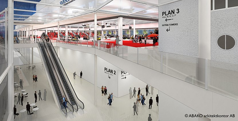 Det nya planet på Svenska Mässan ska ge möjligheter att ha fler evenemang och mässor i framtiden.   
