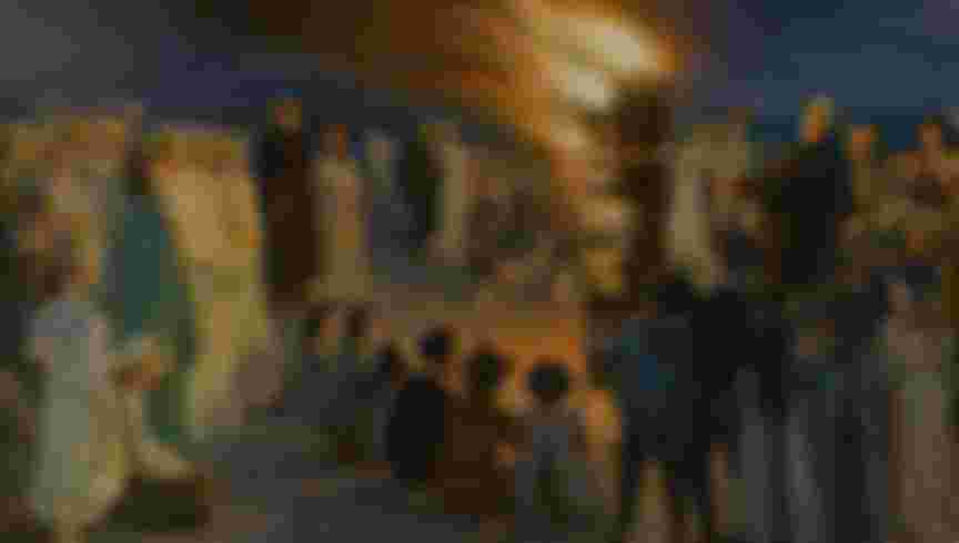 Midsummer's Eve bonfire on Skagen's beach, Denmark. Credit: Fine Art Images / Heritage Images / Getty Images.