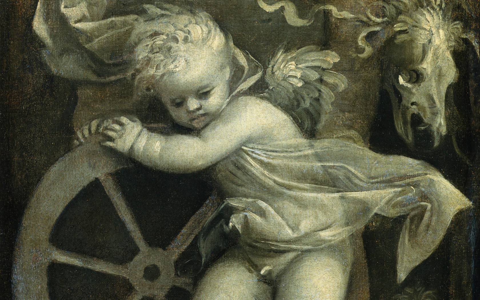 Titian's Cupid with the Wheel of Fortune.