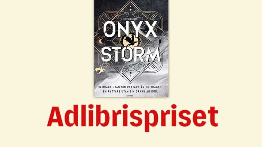 Adlibrispriset 2025 till Rebecca Yarros för Onyx storm