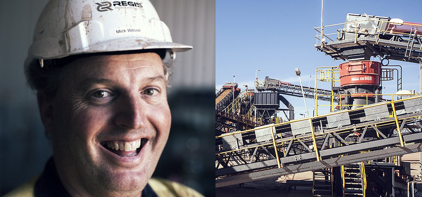 Mick Wilson, maintenance superintendent, Regis Resources, has extensive experience in the mining industry and is pleased with the safety aspects of the Sandvik equipment at the Rosemont plant. 