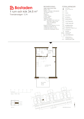 PlanlösningTranbärsvägen 12 A