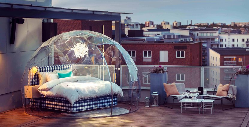 Lev livet i en bubbla på Best Western Plus Hotel Plazas takterrass. Foto: Pressbild