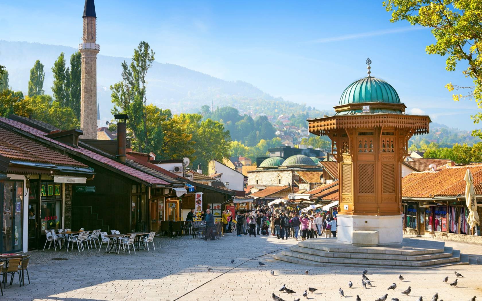 Sebilj fountain in Sarajevo.