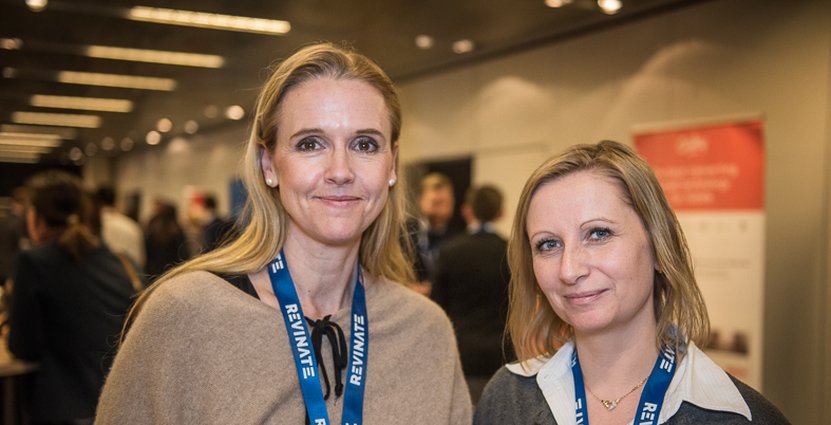 Laddade inför eftermiddagens program var Maria Koch, HKC Hotels och Annelie Bergsten, Hotell Kung Carl. 
