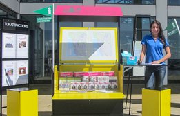 Kunden betalar hos framtidens flexibla turistbyrå