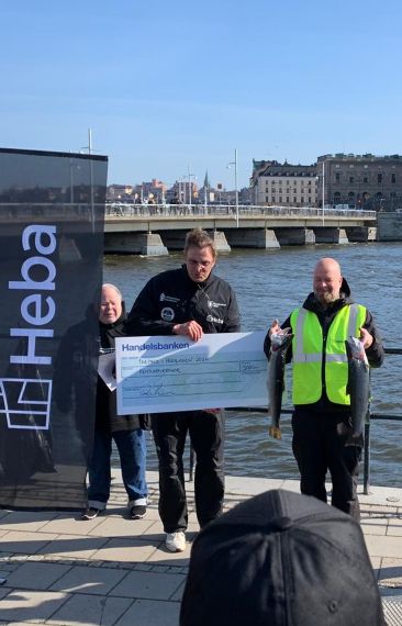 Hebalaxen är fisketävlingen mitt i stan