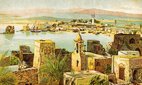 A panoramic view of the ancient city of Tyre.