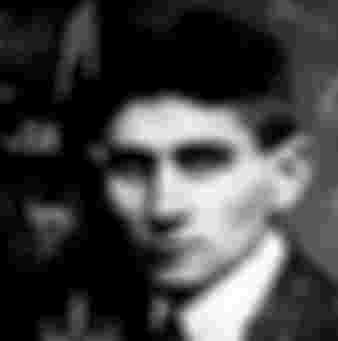 Portrait of Franz Kafka.