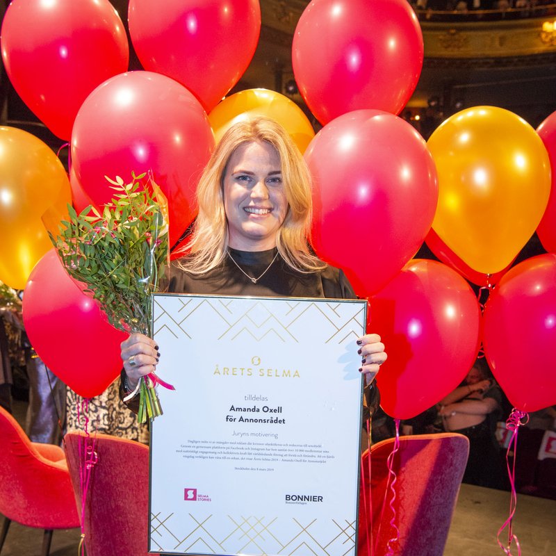 Vinnaren av Årets Selma 2019: 