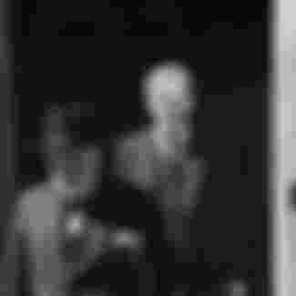 Winston Churchill leaving Downing Street with Brendan Bracken.