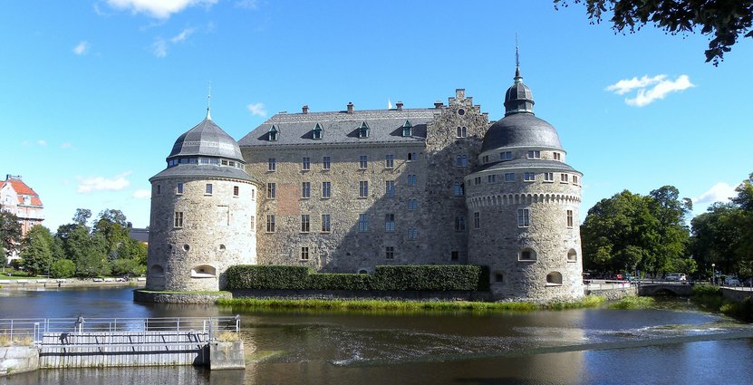 Örebro slott lyfts i grannkampanjen, liksom  besöksmål i Linköping, Norrköping. Karlstad och Västerås. Foto: David Mark