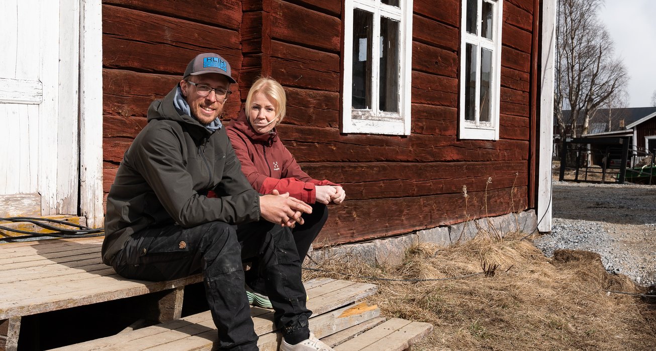 De räddar ett ödehus i Roknäs