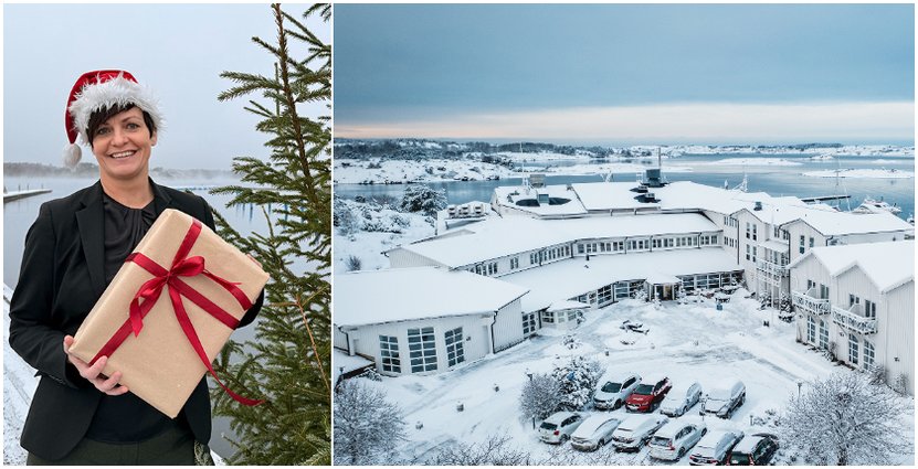Camilla Lund Andersen på TanumStrand Spa & Resort märker att allt fler vill fira jul på hotell. 