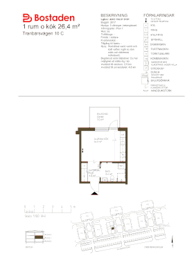 PlanlösningTranbärsvägen 10 C