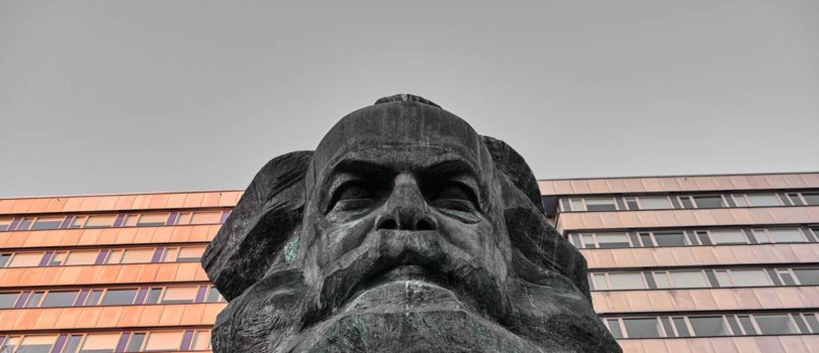 Karl Marx monument in Chemnitz.