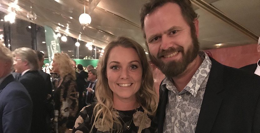 Tina Trigg och Markus Löfgren från Café Cuvée.  
