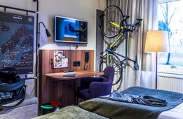 Fler hotell hakar på cykeltrenden