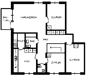 PlanlösningBjörnvägen 460 B