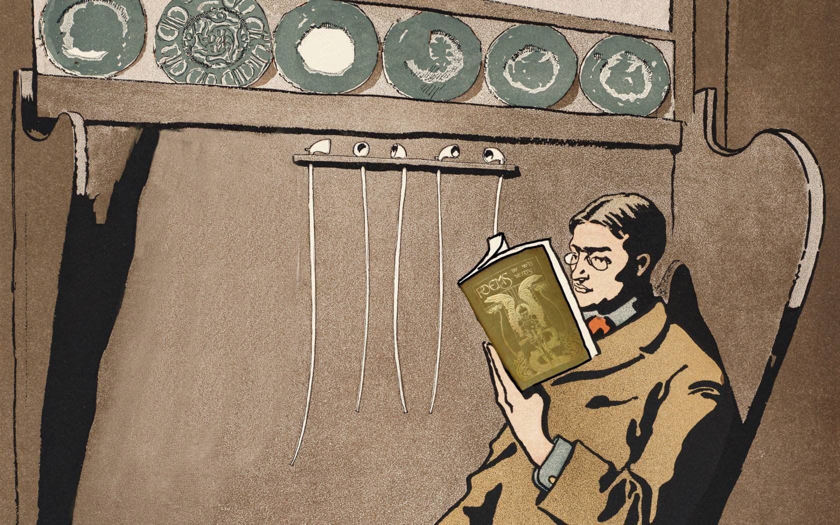 A detail from an illustration by Edward Penfield for the cover of Harper’s Magazine.