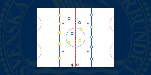 3 mot 3 - passningsspel