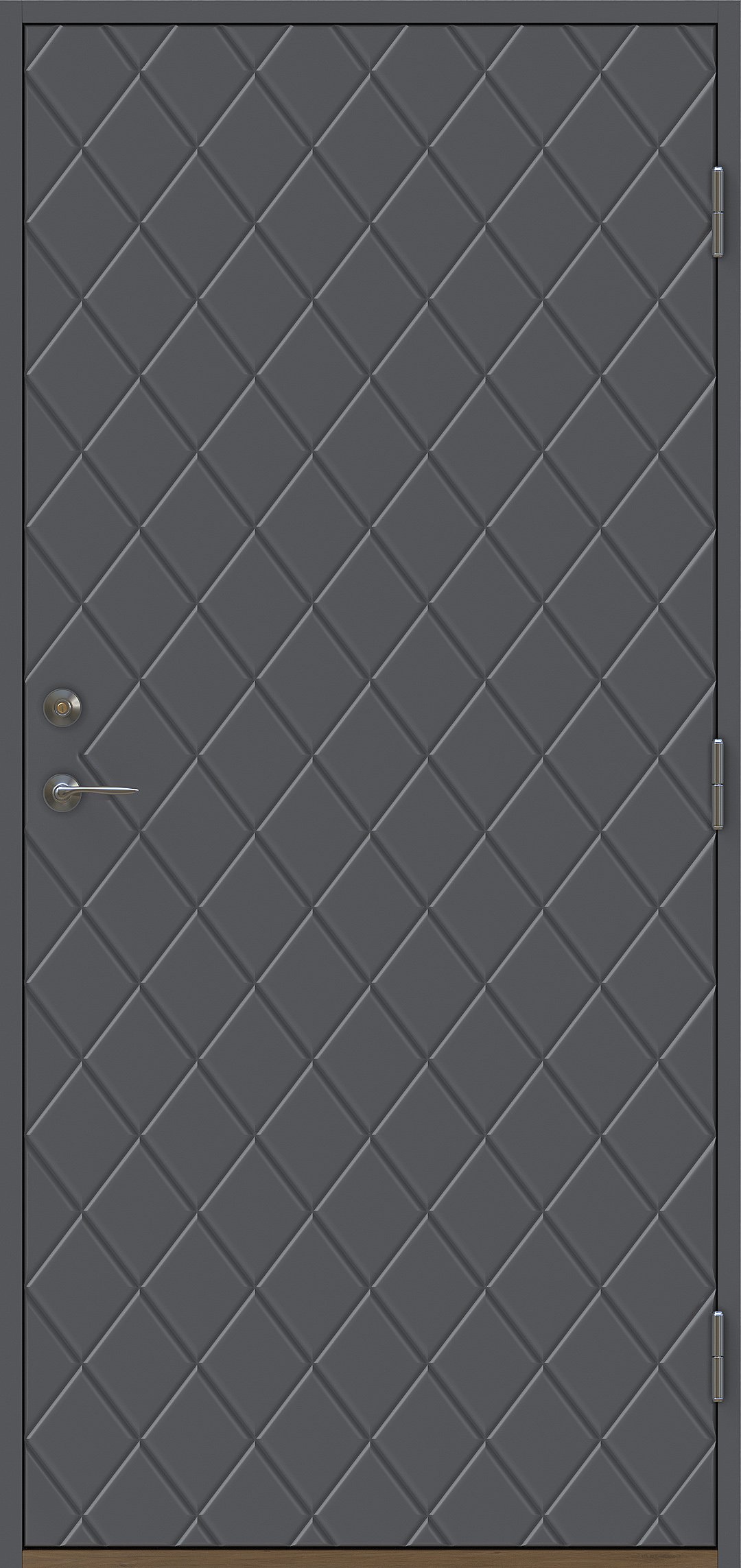 Dalmas utan glas Mörkgrå