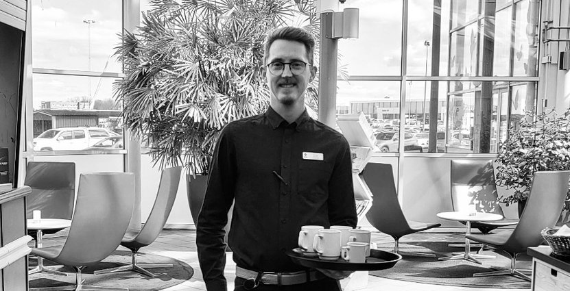 Oliver Grano, hotellchef på Eurostop i Örebro. 