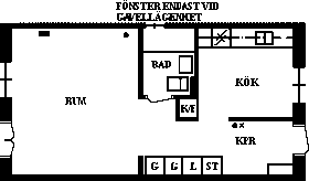 PlanlösningVästra Kyrkogatan 12 A