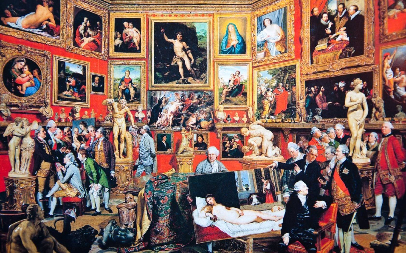 John Zoffany's The Tribuna of the Uffizi.