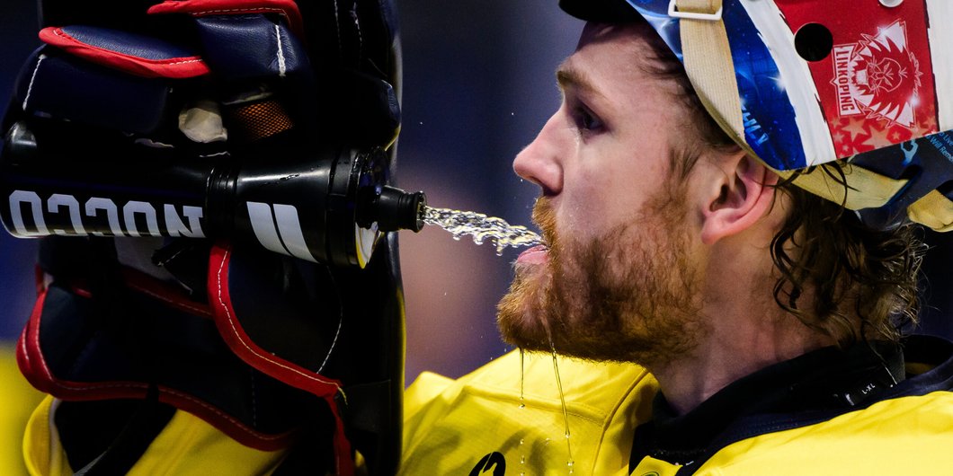 Vätskebrist hos ishockeyspelare?