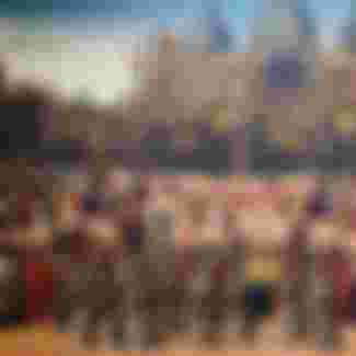 Procession in Piazza San Marco by Gentile Bellini, 1496.