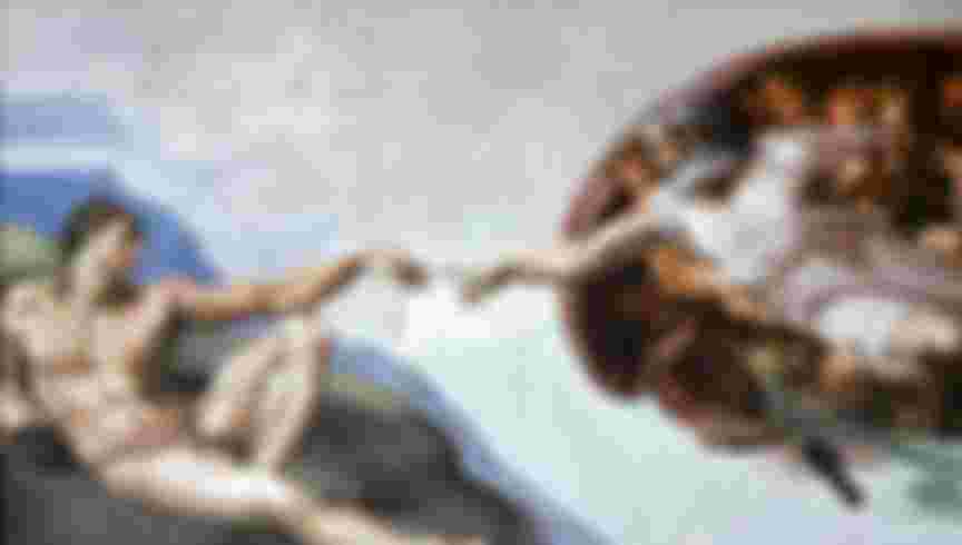 Leonardo Da Vinci's The Creation of Adam, circa 1511. Credit: Wikipedia Commons