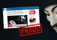 New move by crypto fraudsters – exploiting the name of hacker group Anonymous