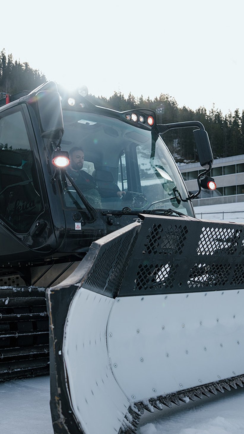 preppemaskin i Vikersund hoppbakke