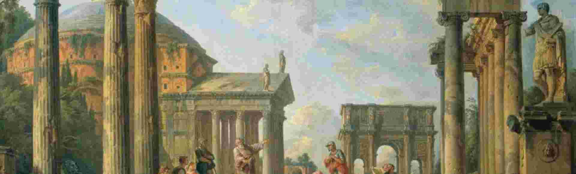 Giovanni Paolo Panini's 'Roman Ruin With A Prophet' (1751).