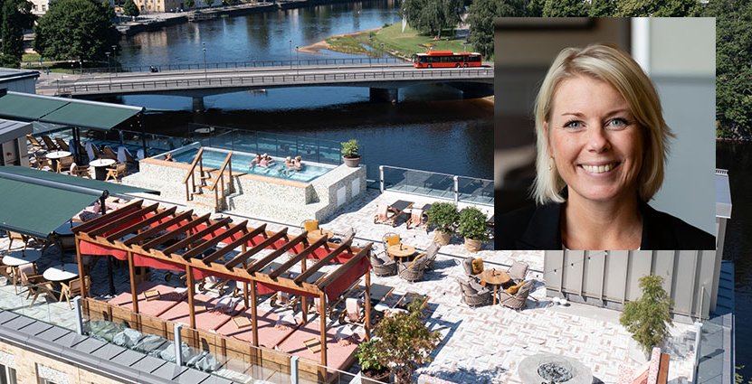 Anna Björkenstam Wedberg, hotelldirektör på Stadshotellet i Karlstad. Foto: Pressbild