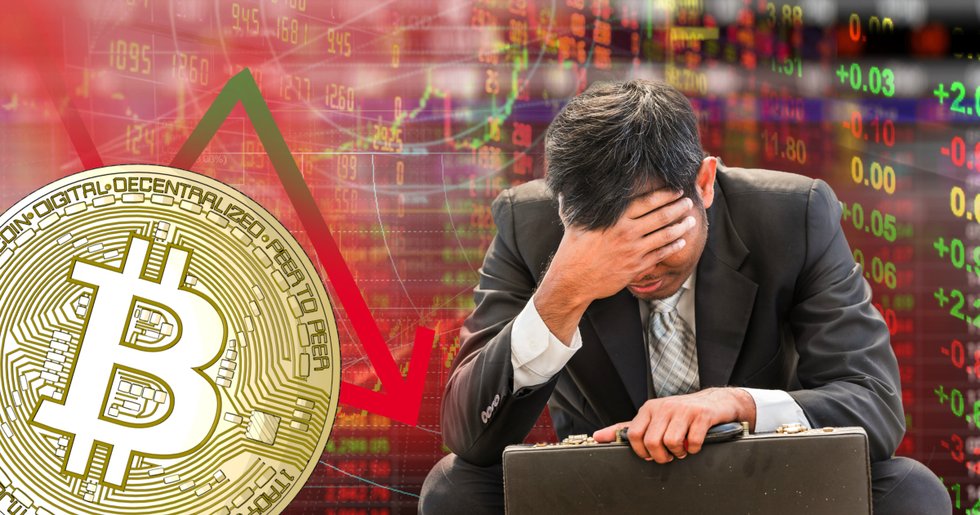 Kryptomarknaderna visar röda siffror – bitcoin är ner 8 procent sedan i går.