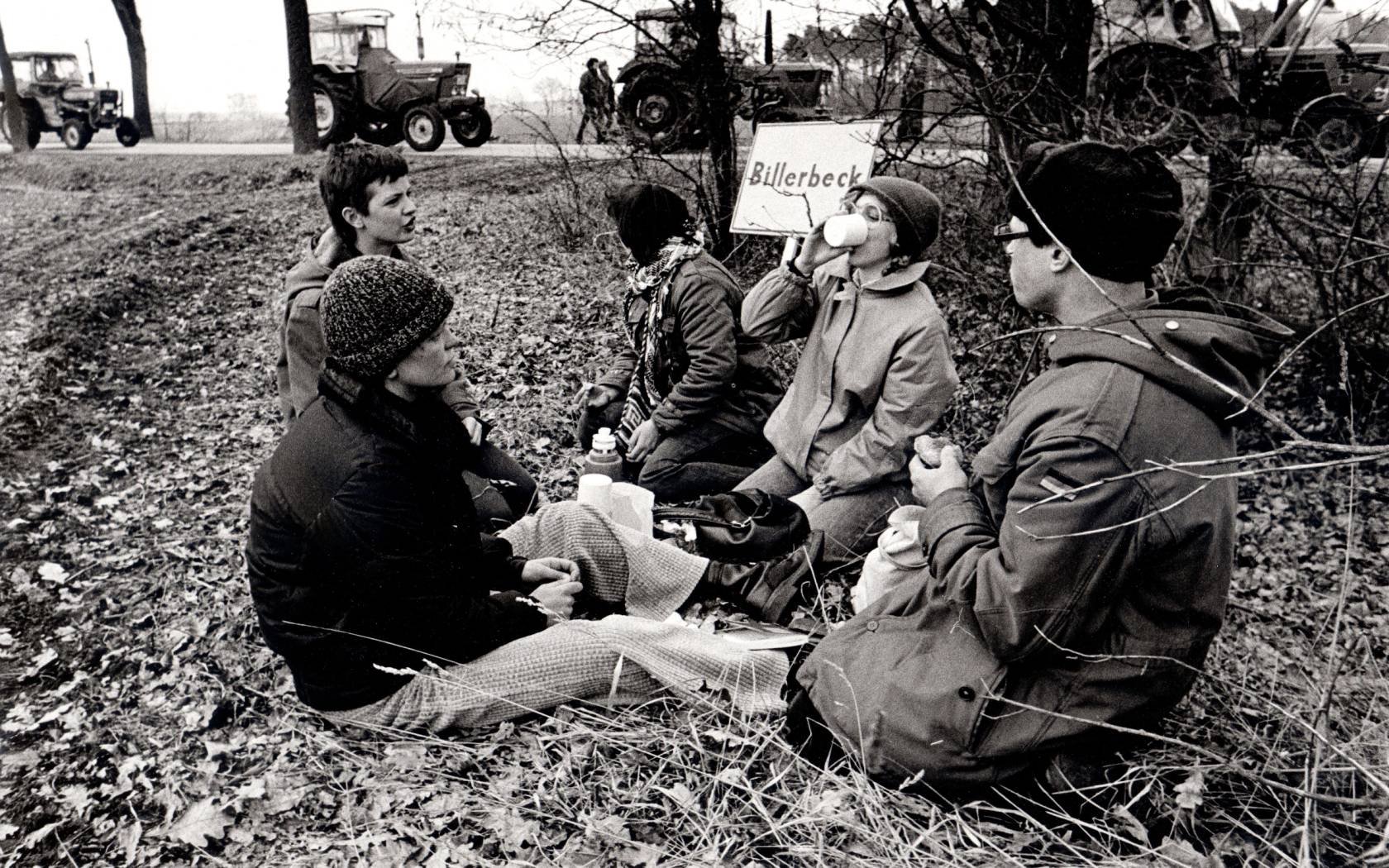 German anti-nuclear weapons protestors, 1979. Credit: Friedrich Stark / Alamy Stock Photo.