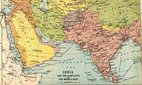 'India and the Campaigns of the Middle East'. Map by the Gresham Publishing Company Ltd, London, c. 1920.